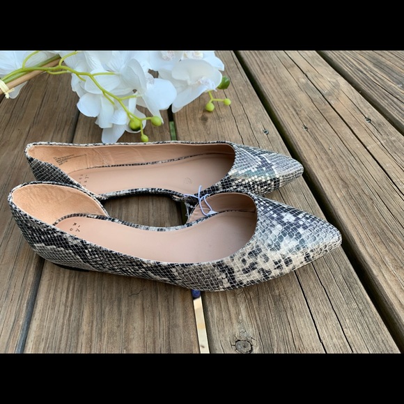 Shoes - Snake print flats